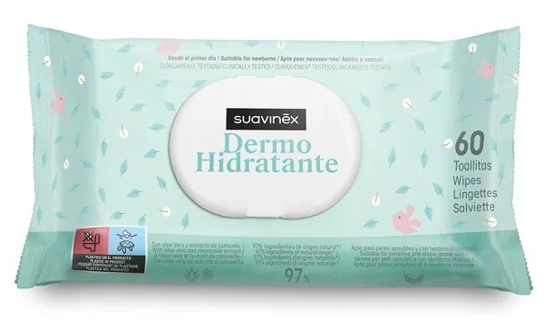 SUAVINEX Suavinex Dermoid maramice 60 kom Nježan učinak
