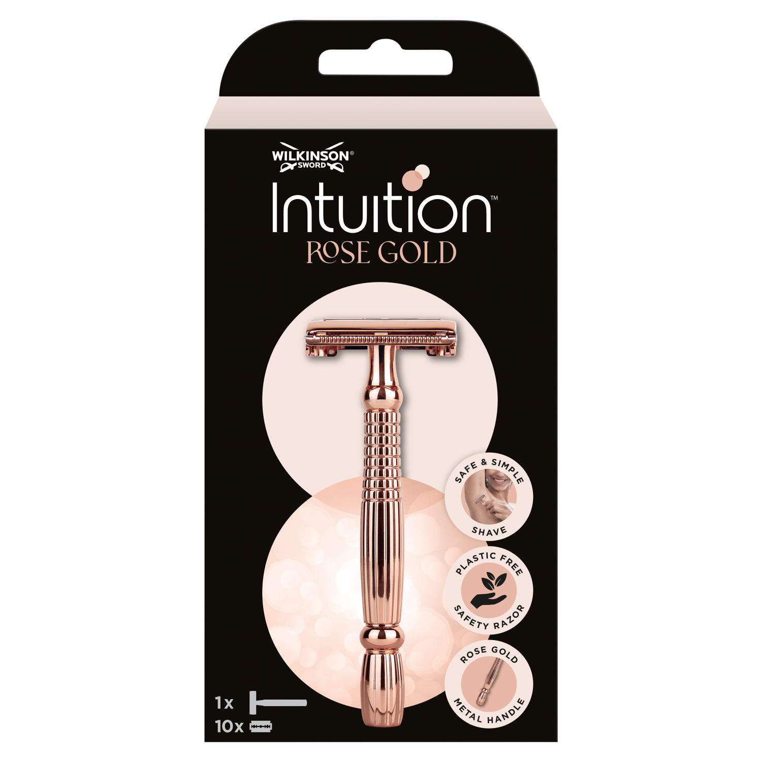 Espada Wilkinson Intuition Oro Rosa