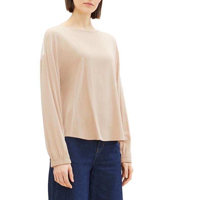 Blusa beige para mujer