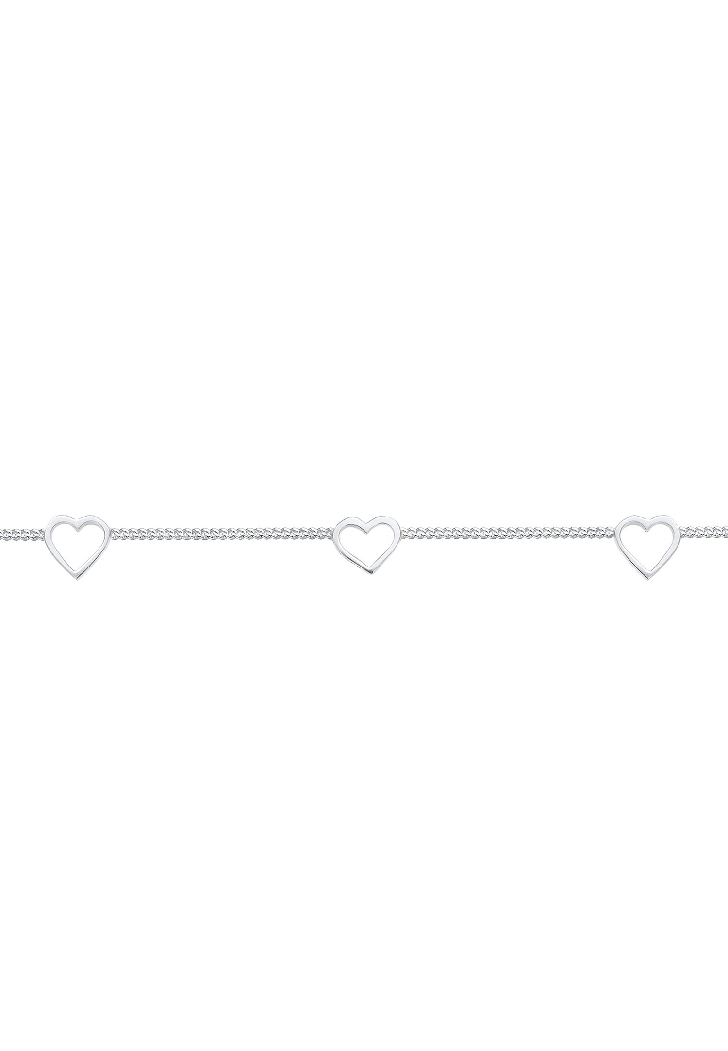 Elli Femmes choker cœur basique tendance en argent sterling 925