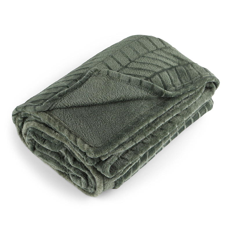 Vloerkleed voor thuis, 150x200 cm, flanellen fleece, groen