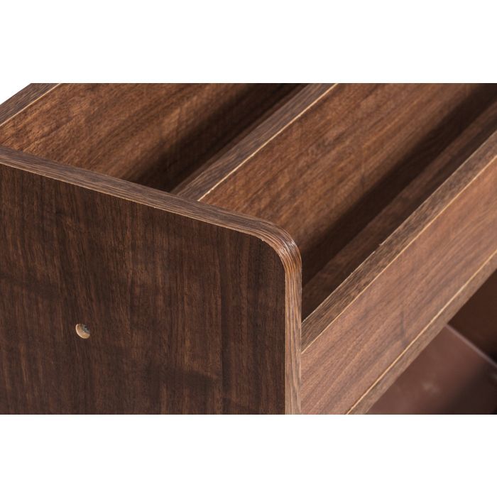 Iris Ohyama, Spielzeugregal, Möbel, Kinderbücherregal, 6 Schubladen -ETHR-26-Braun, B 34,7 x T 86,3 x H 79,8 cm