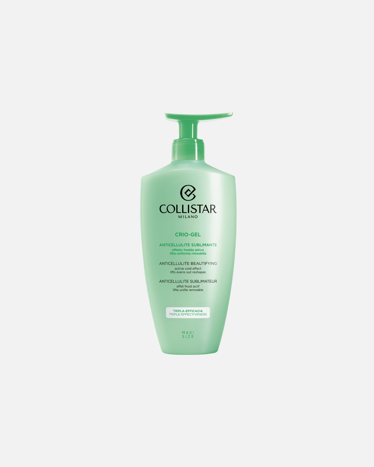 Collistar pretcelulīta līdzeklis - īpašs pretcelulīta skaistumkopšanas kriogels - 400 ml