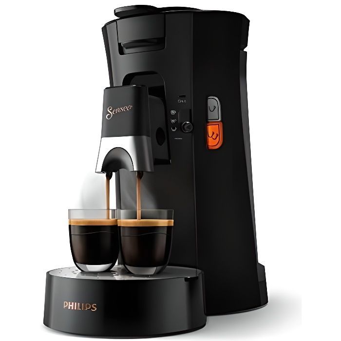 MACHINE À CAFÉ - PHILIPS - SENSEO SELECT CSA240-60 - 15 bar - Dosettes - Intensity Plus