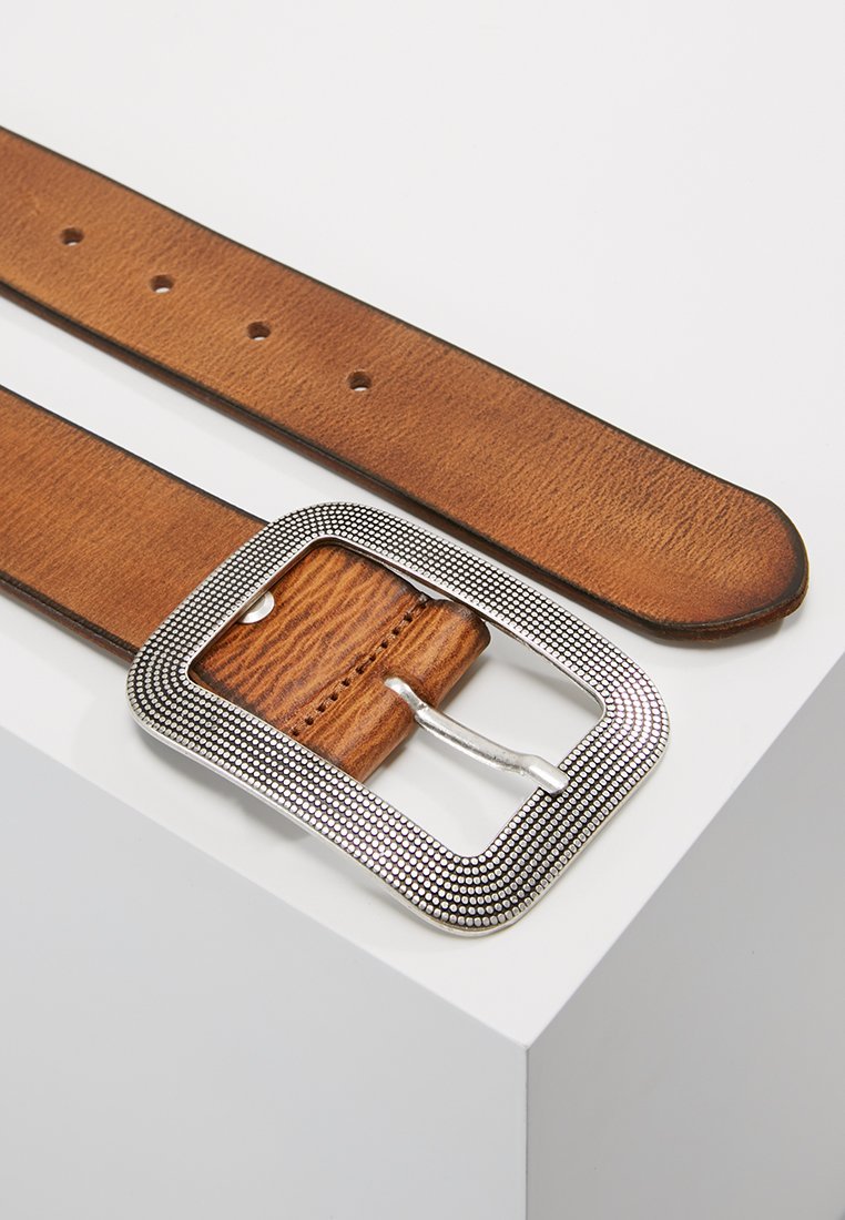 Vanzetti BIG BUCKLE MIDNIGHT BELT - Cintura - cognac
