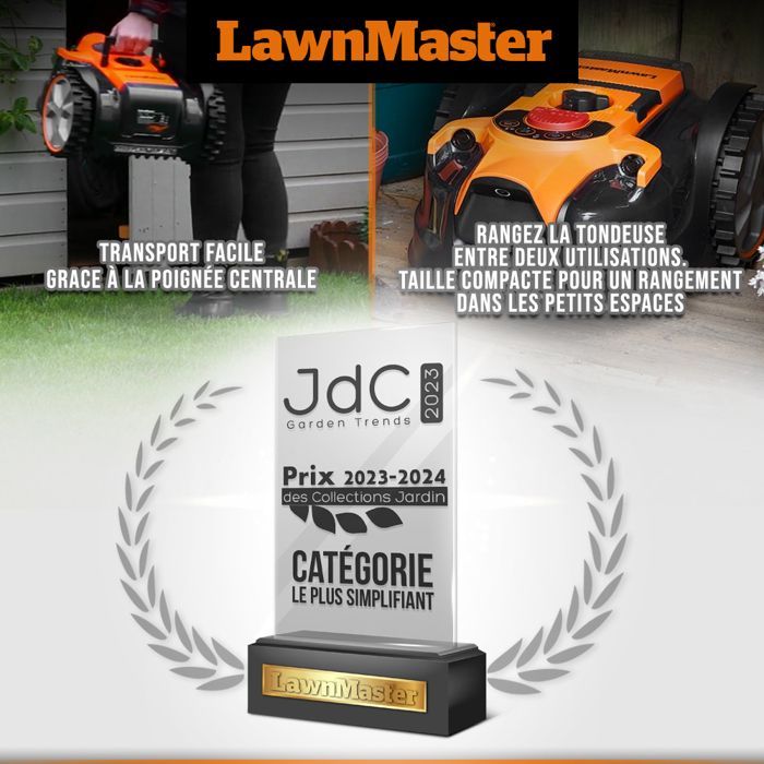 LAWNMASTER - VRM16 - 24V - 16cm - Perimeter Cordless Robotic Lawnmower