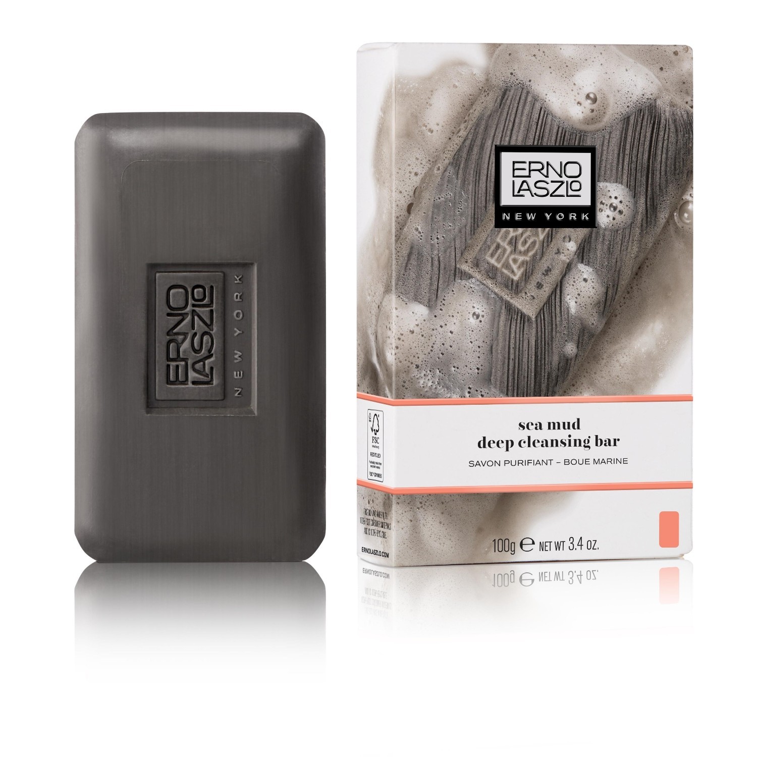 Erno Laszlo Pleťové mydlo s morským bahnom, hlboko čistiace tuhé mydlo - 100 g