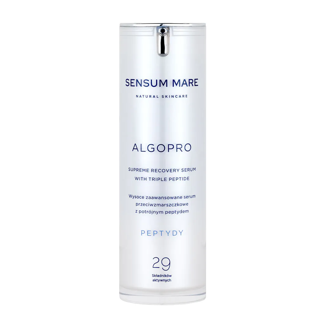 Sensum Mare Algopro Wysoce zaawansowane serum przeciwzmarszczkowe z potrojnym peptydem 4,5% 30ml