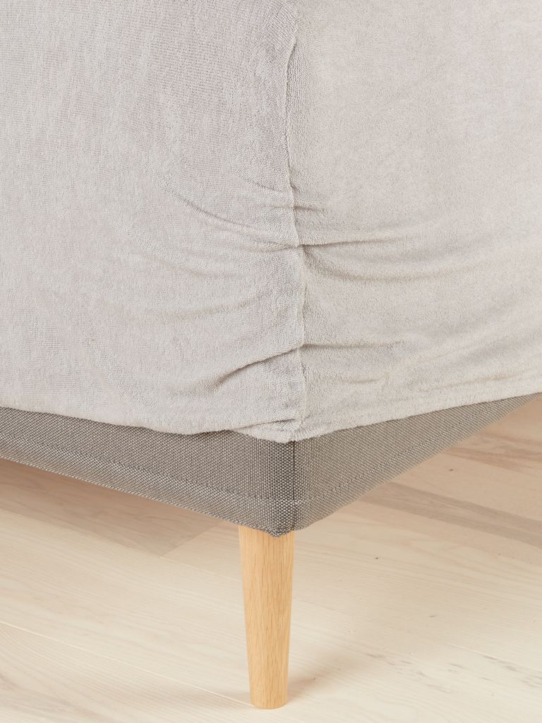 TORA plus TORA frotē palags 90x200x35cm pelēks