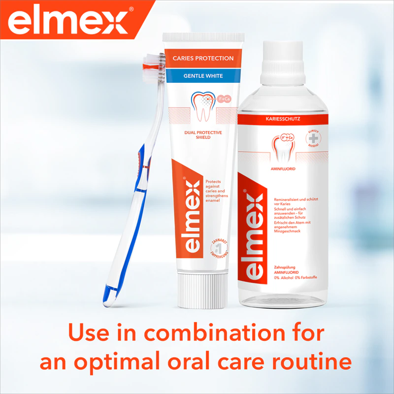 Elmex Caries Protection Gentle White whitening tandpasta met fluoride