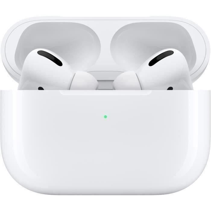 Apple AirPods Pro 2021 Blanc avec boîtier de charge MagSafe Ecouteurs sans fil True Wireless  (2013) - Reconditionné - Très bon