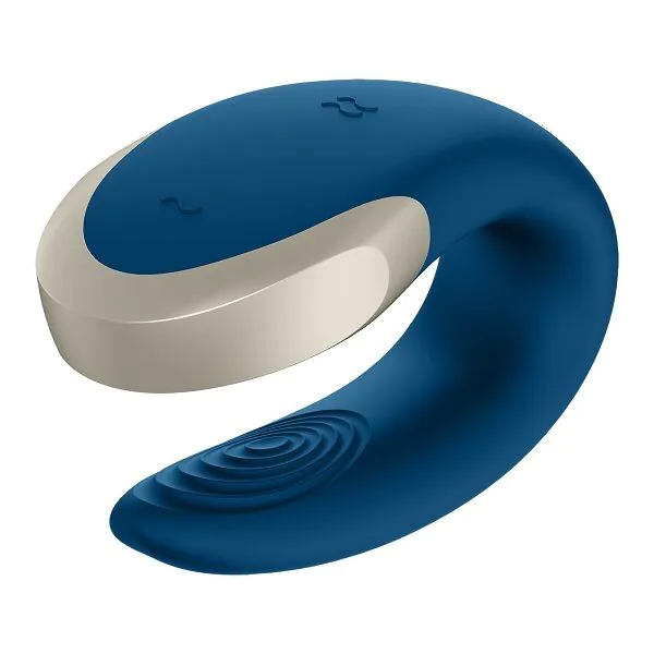 Satisfyer Masażer Double Love Connect App Blue