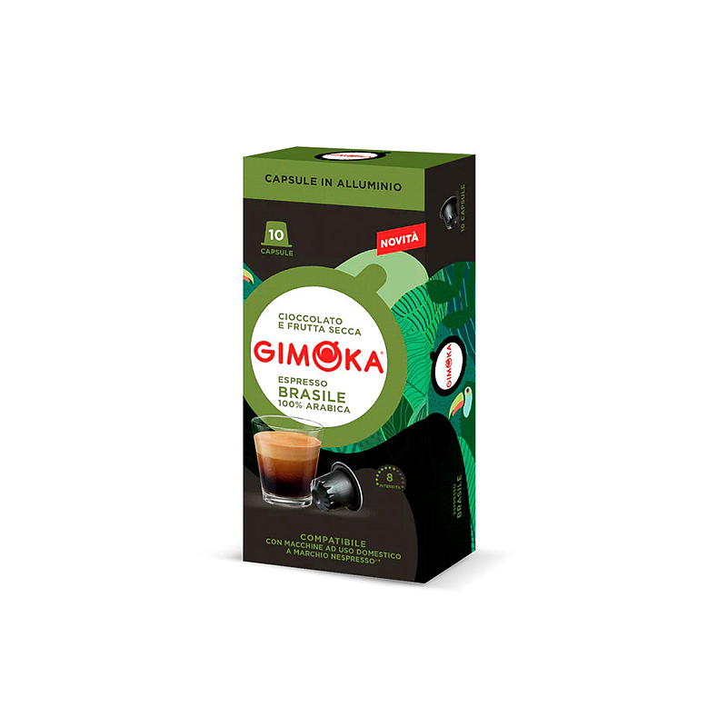 Gimoka koffiecapsules, 10 stuks, Gimoka Brazilië
