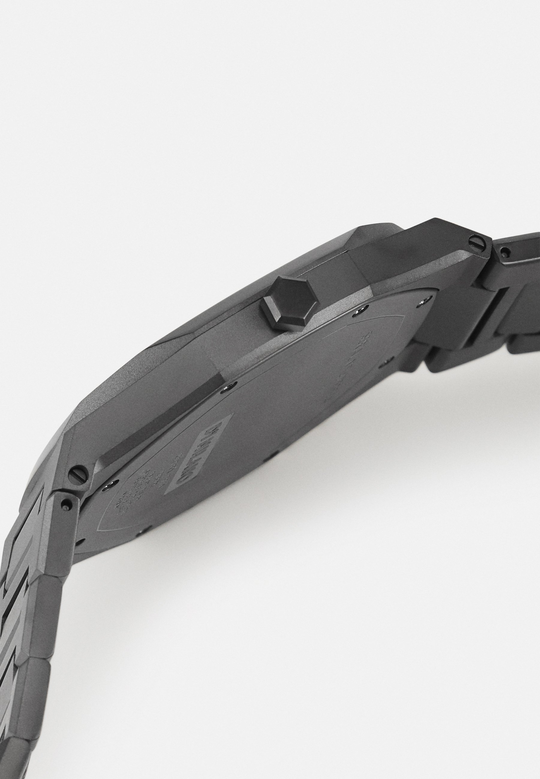 D1 Milano ULTRA THIN BRACELET - Klokke - black