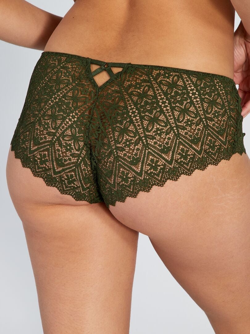 Kanten culottes - GROEN