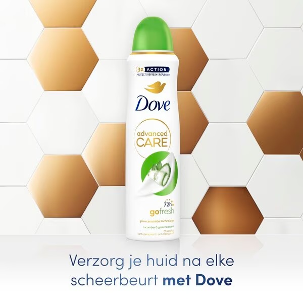 Dove Advanced Care Go Fresh antiperspirant dezodorans u spreju s krastavcem i zelenim čajem 150 ml