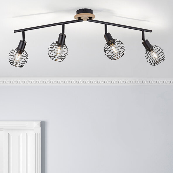 Lampă de tavan Eugen E14, 4 becuri