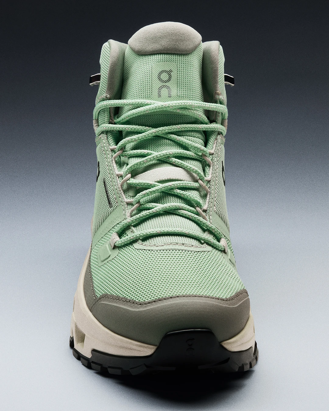On Damskie buty Cloudrock Mid WP Alloy | Ice