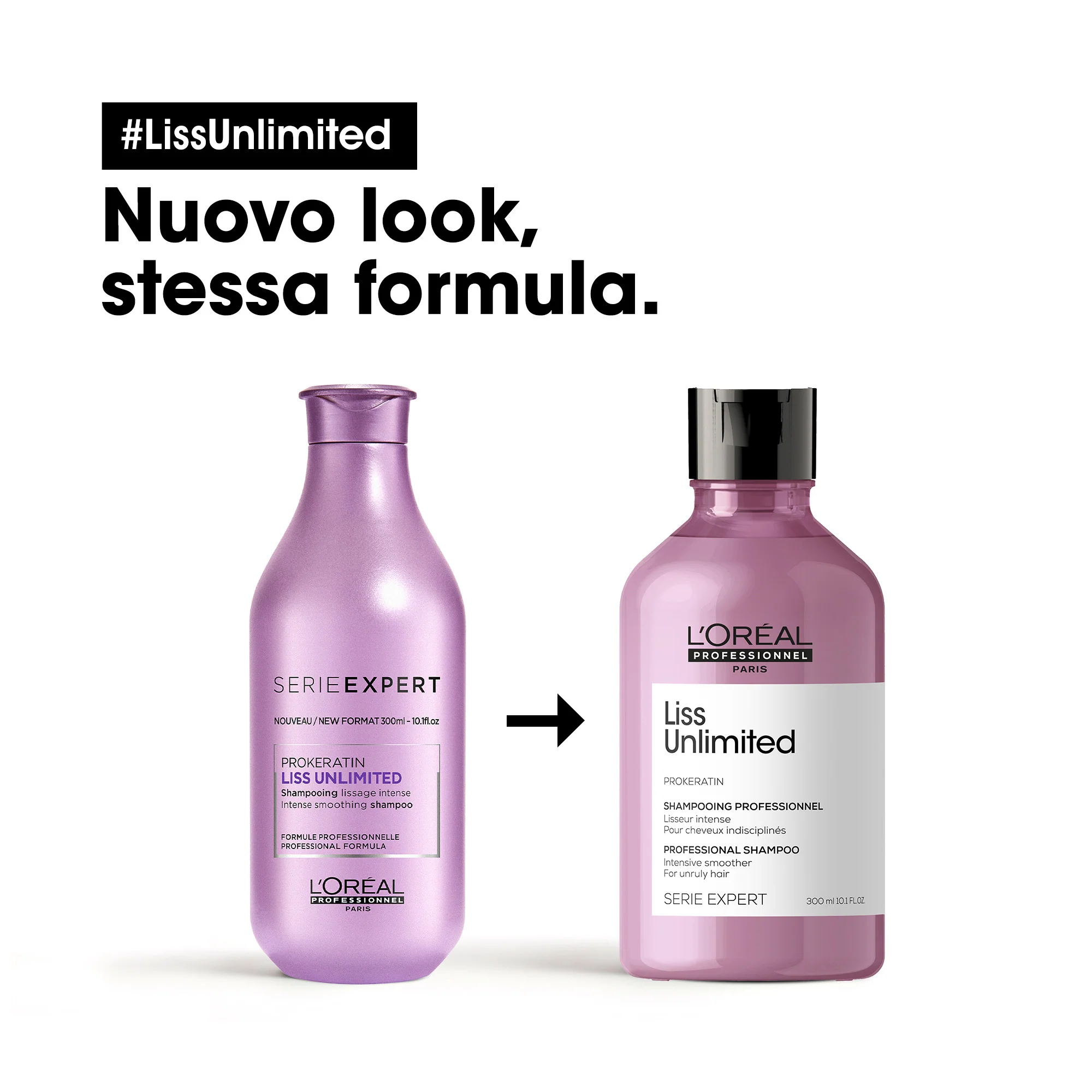 SERIE EXPERT New Liss Unlimited Shampoo - Shampoo Anticrespo