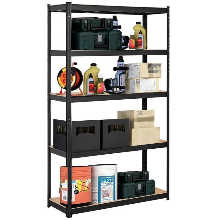 Étagères en métal SPRINGOS® - 5 tablettes - 180x90x40cm - Charge max. 875 kg
