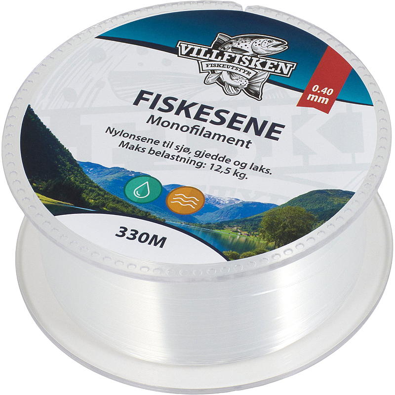 Villfisken Fiskesnøre mono 0,40 mm, 330 m, Villfisken
