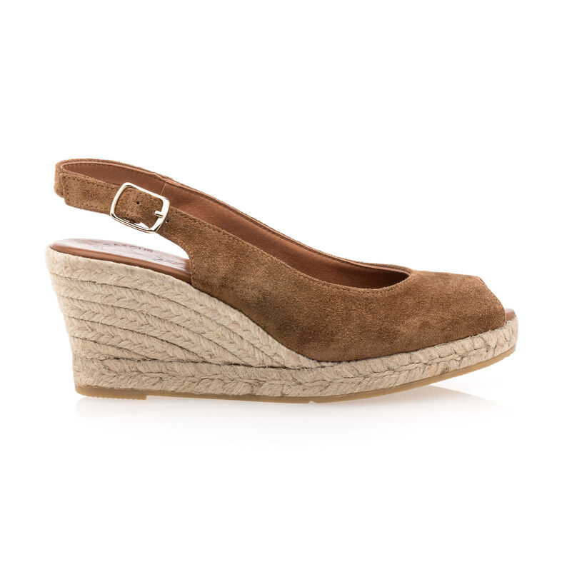 Women's Brown Espadrilles with Rope Soles