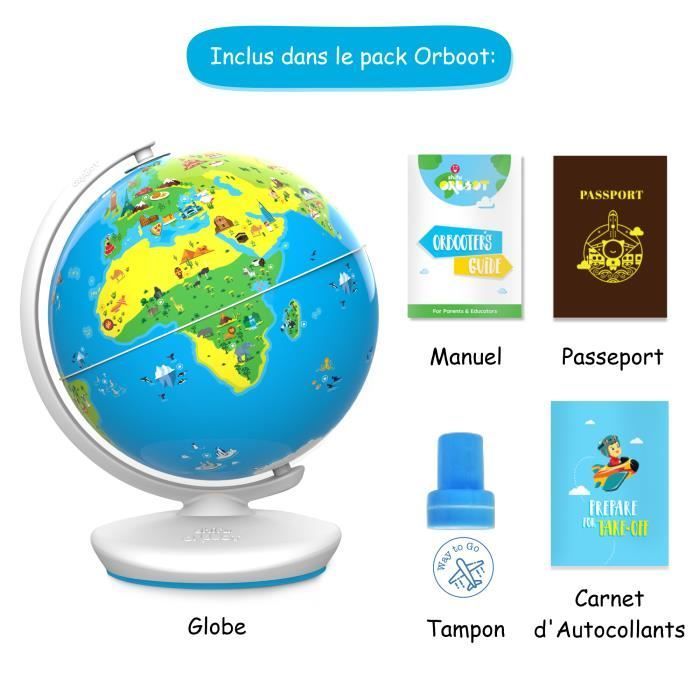 Globo interactivo - SHIFU - ORBOOT - Multijuegos - Cuestionarios, desafíos, aventuras
