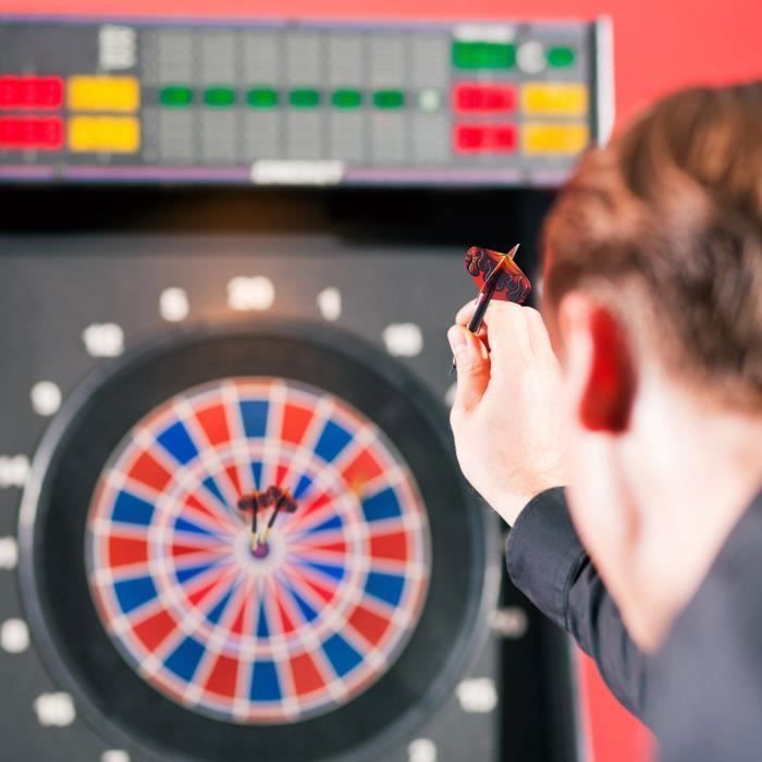 12 Plastic Tip Darts with 12 Flights and 100 Points