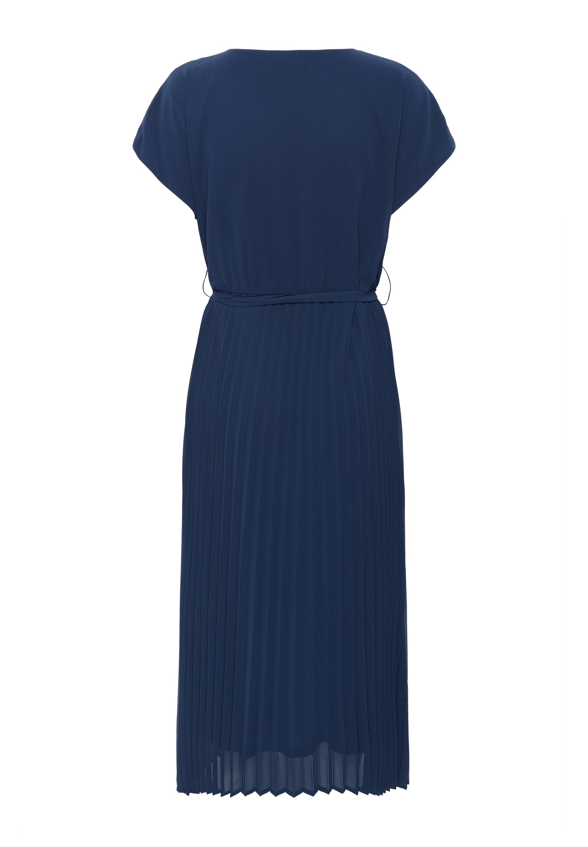 Cultuur CUALVIA CHEILA PLISSE - Gelegenheidskleding - jurk blauw