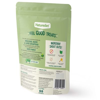 Naturediet Feel Good Zachte Gebakken Trainingssnacks - Lam met Munt