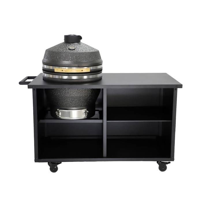 Kamado houtskoolbarbecue, rookoven met bijzettafel YAKU