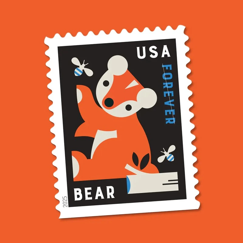 2025 Baby Wild Animals Stamps Booklet of 20