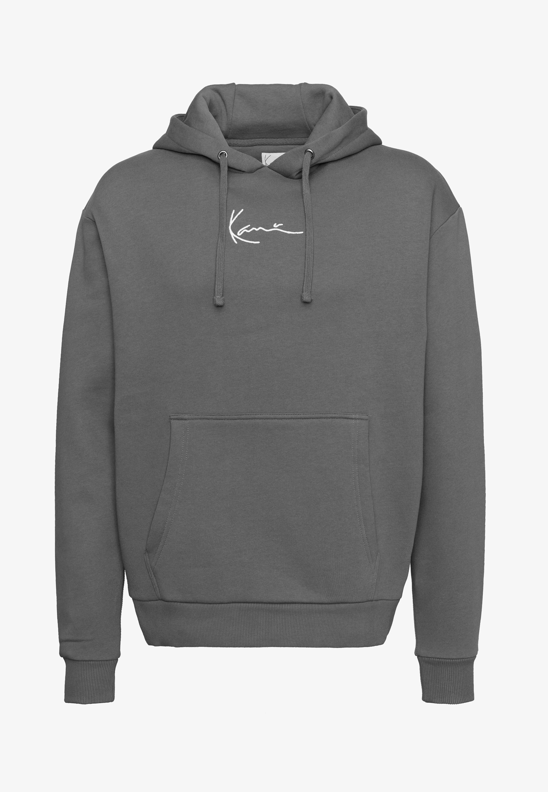 Felpa con cappuccio Karl Kani SMALL SIGNATURE ESSENTIAL UNISEX - Felpa con cappuccio - antracite
