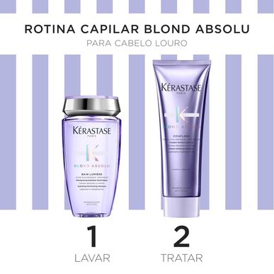 Sada Kérastase Blond Absolu Bain Lumière a Cicaflash Blonde Hair Illuminator Set 1 jednotka 1 jednotka