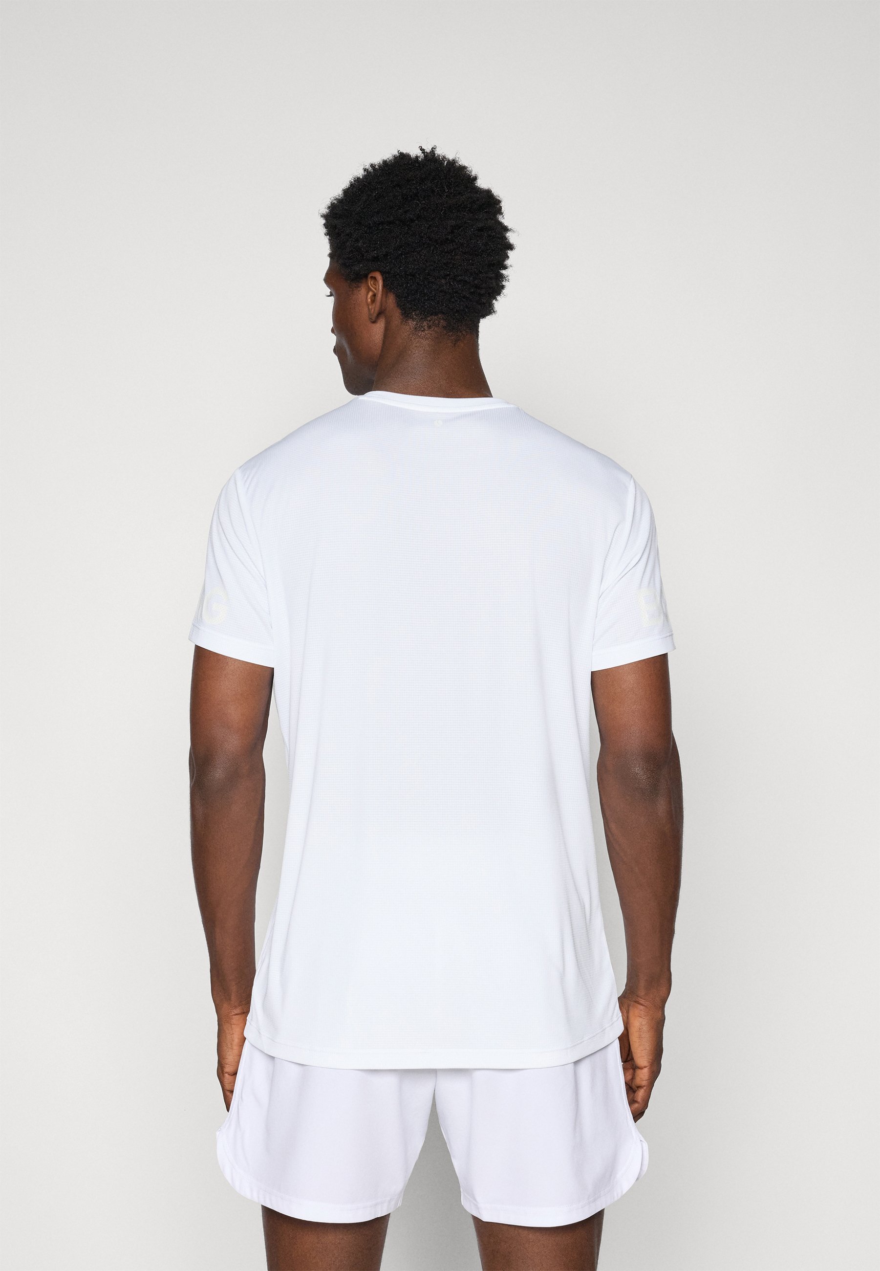 Björn Borg LIGHT - Nyomott mintás póló - ragyogó fehér