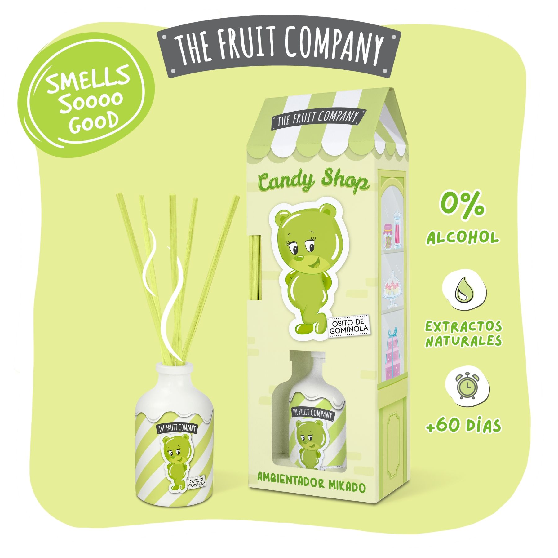 Osvježivač zraka Candy Shop Mikado Gummy Bear Osvježivači zraka i svijeće