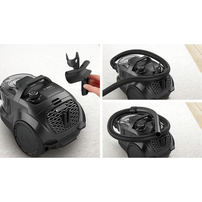 Aspiradora cilíndrica sin bolsa - BOSCH BGC21X300 - 550W - 2L - 76 dB - Negra