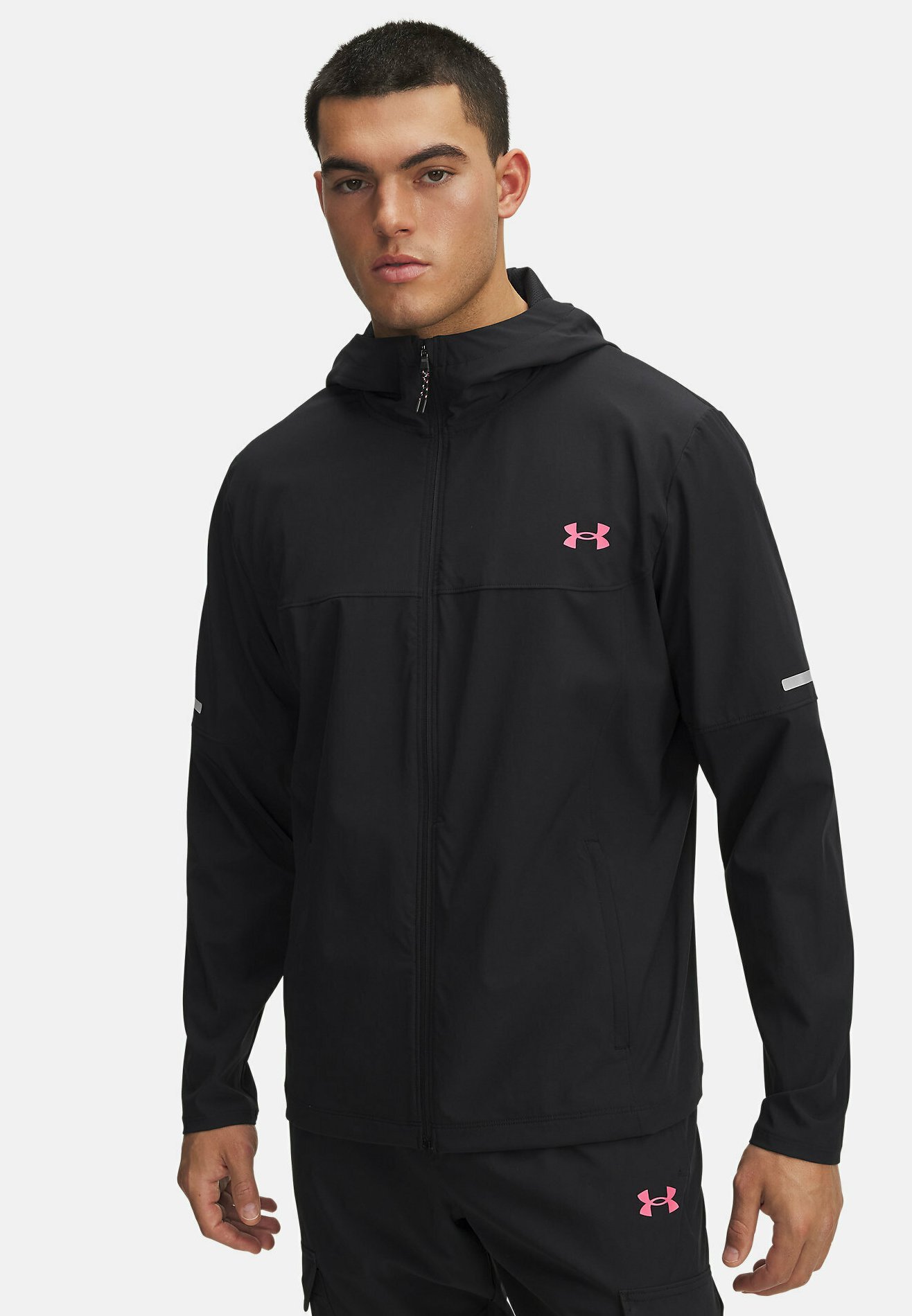Under Armour TECH UTILITY WOVEN - Trainingsjack - zwart