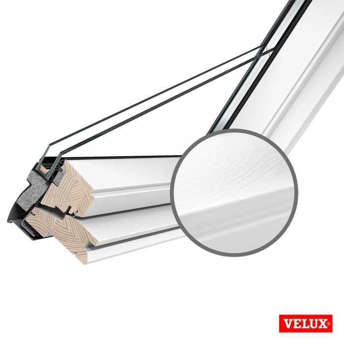 Finestra per tetto VELUX GGL SK06 2076 (114 x 118 cm) in legno, con vetro 76F - senza guarnizione