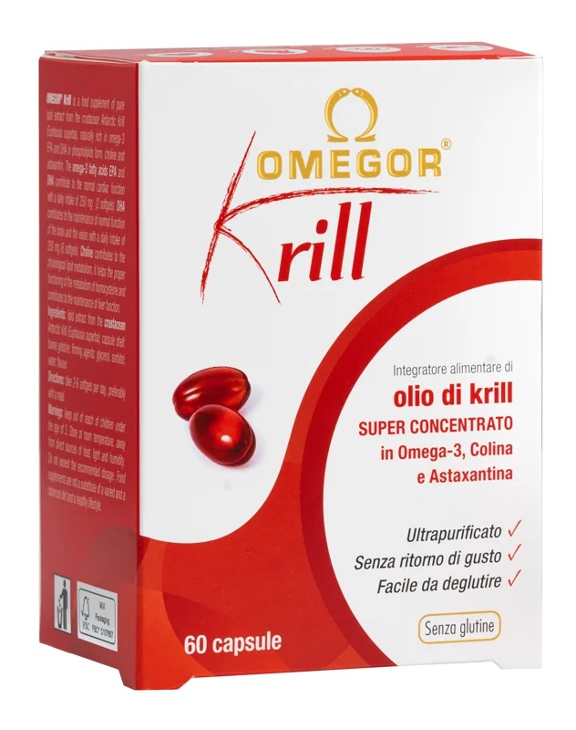 OMEGOR Omegor Krill 60 zachte capsules Voedingssupplement met krill