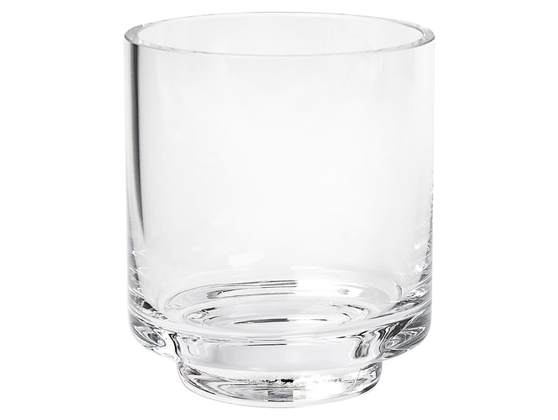 Świecznik Mini Roller szklany transparentny