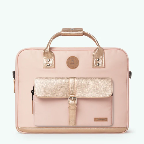 Cabaia Sac ordinateur Queretaro rose clair