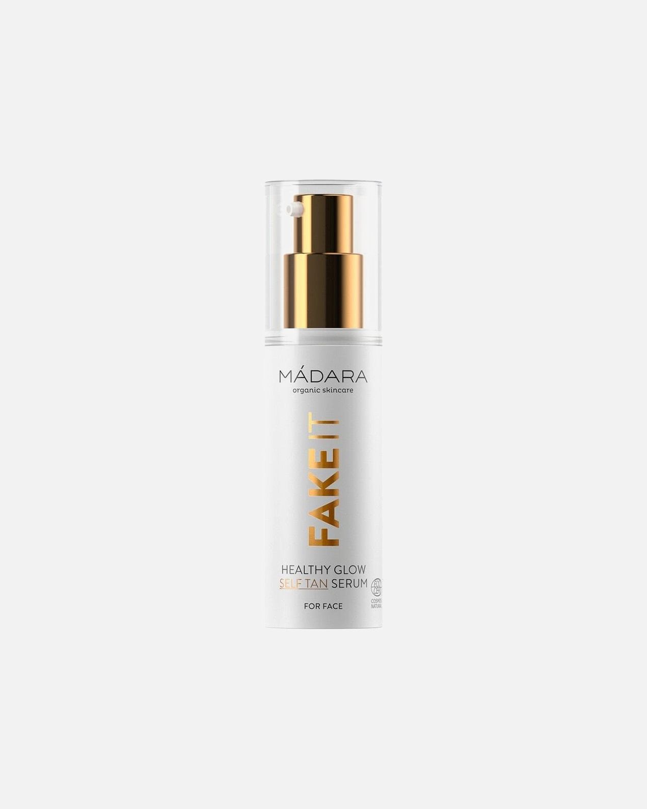 MÁDARA savaiminio įdegio priemonė FAKE IT Healthy Glow – 30 ml
