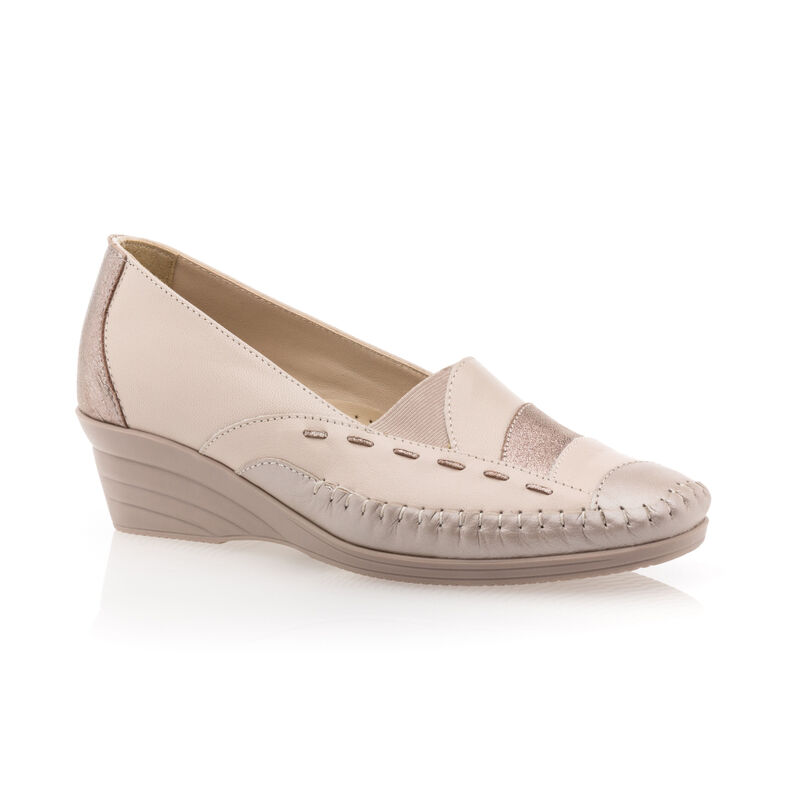 Chaussures confort Femme Beige