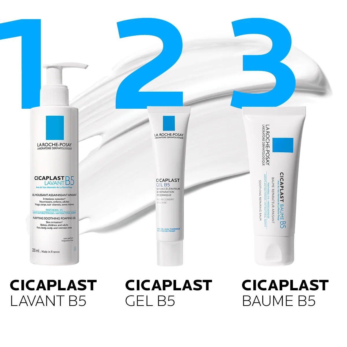 LA ROCHE POSAY La Roche Posay Cicaplast Lavant B5 200 ml Zuiverende Hydraterende Reinigingsgel