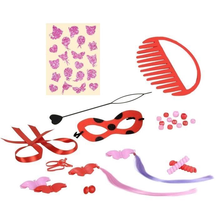 Tête à coiffer Miraculous Ladybug - BANDAI - Rouge - Licence Miraculous - Pour enfant à partir de 4 ans