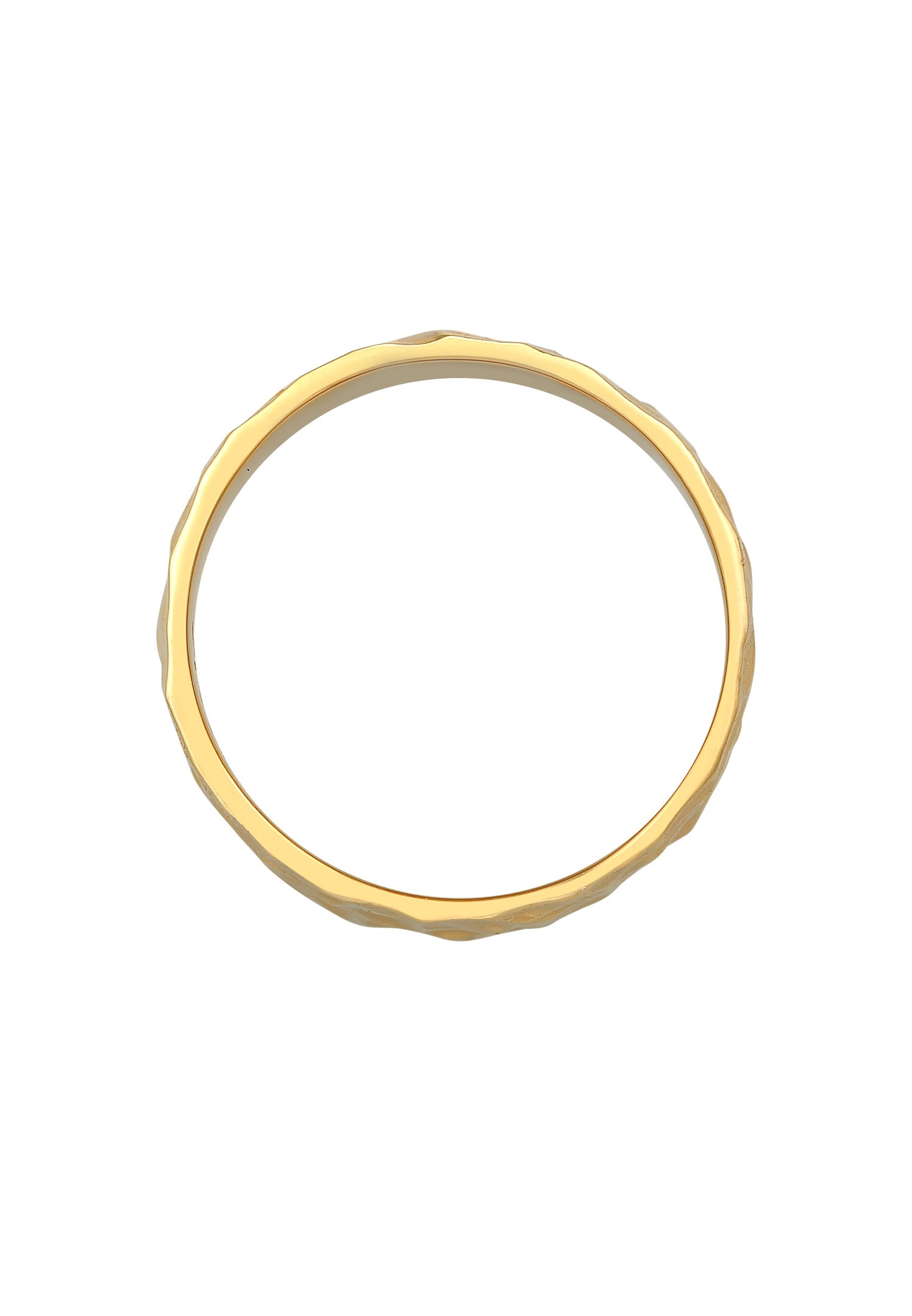 KUZZOI Bague pour homme en argent sterling 925, martelée et massive.