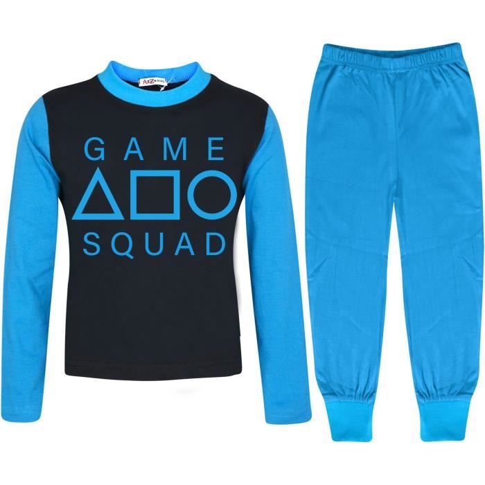 Pigiama per bambini e bambine, ideale per il gioco di squadra, cosplay e tempo libero. Set pigiama a 2 pezzi con maglia e pantaloni, età 2-3 anni.