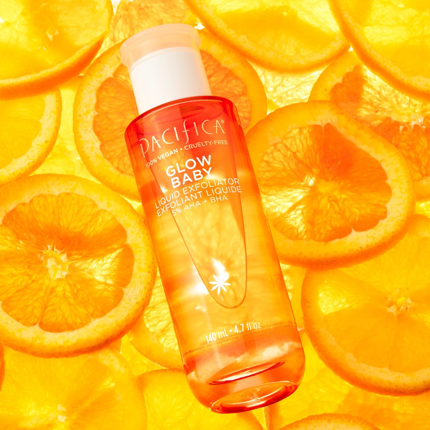 Pacifica Facial Toner Glow Baby Glow Baby tekoči piling 5% AHA + BHA - 140 ml