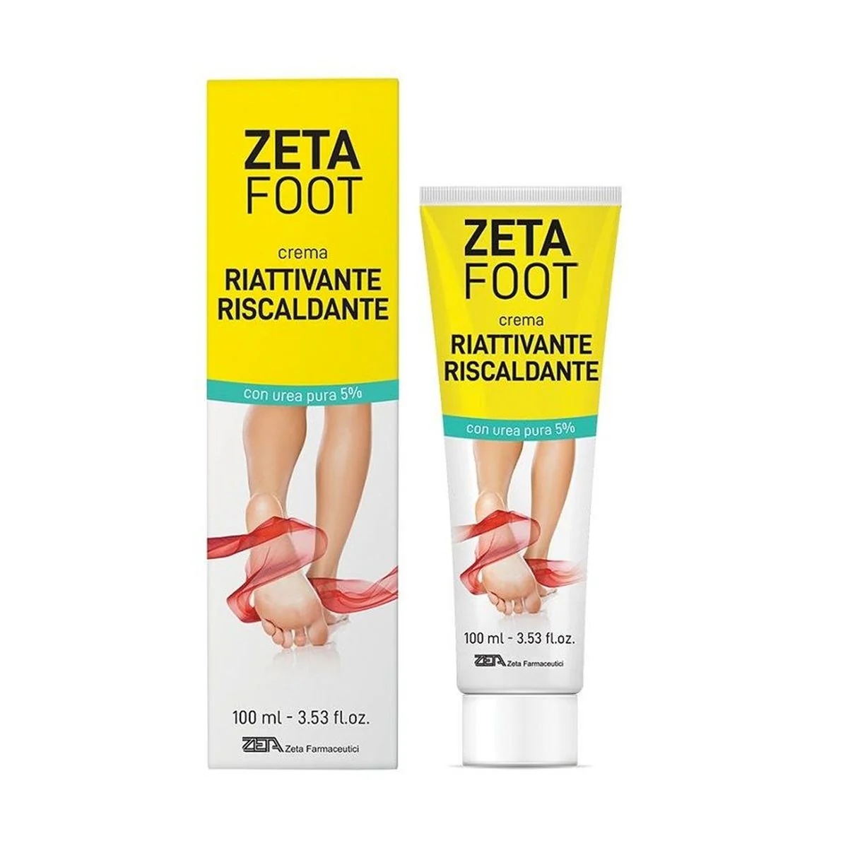 ZETA FARMACEUTICI Zetafoot Reactieve verwarmende crème 100 ml Diabetische voet